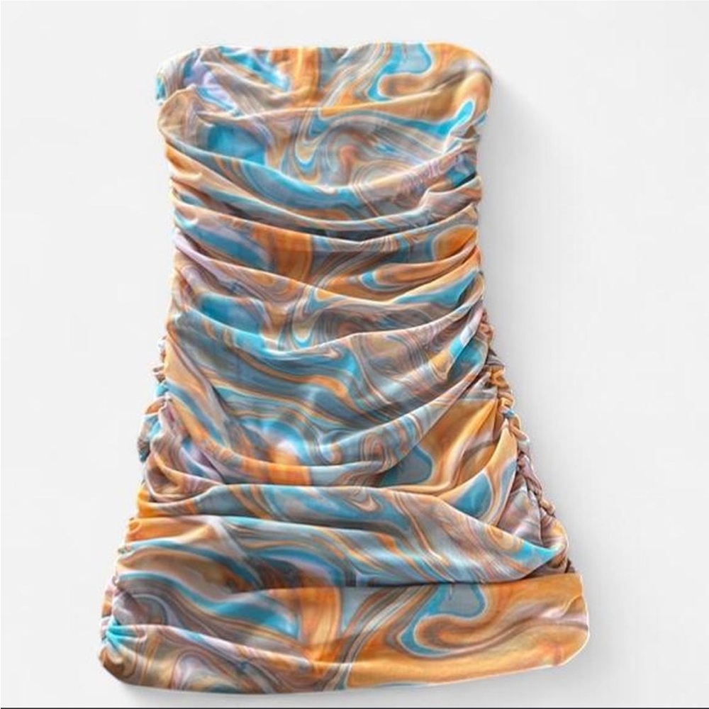 Forever 21 Multicolor Swirl Mini Dress